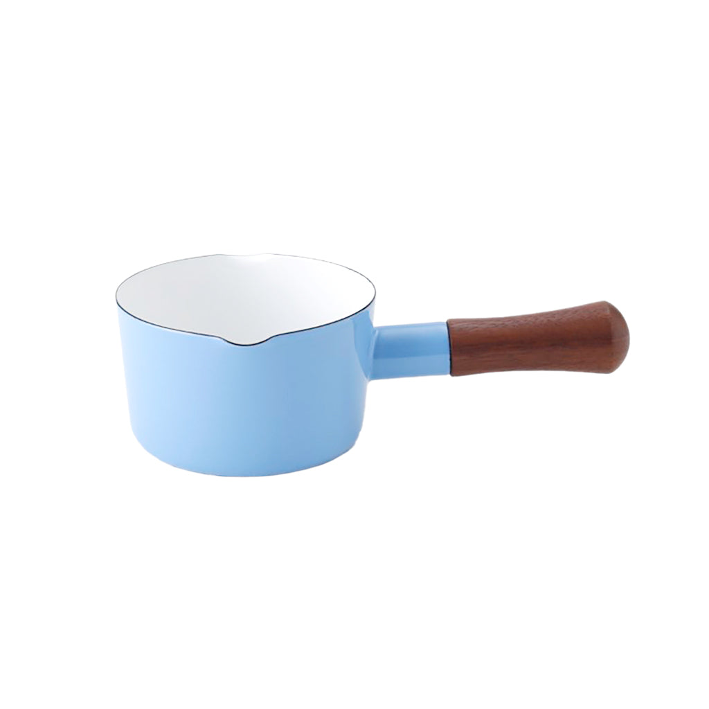 NATURE 系列 琺瑯鋼單柄湯鍋 12cm 天空藍色